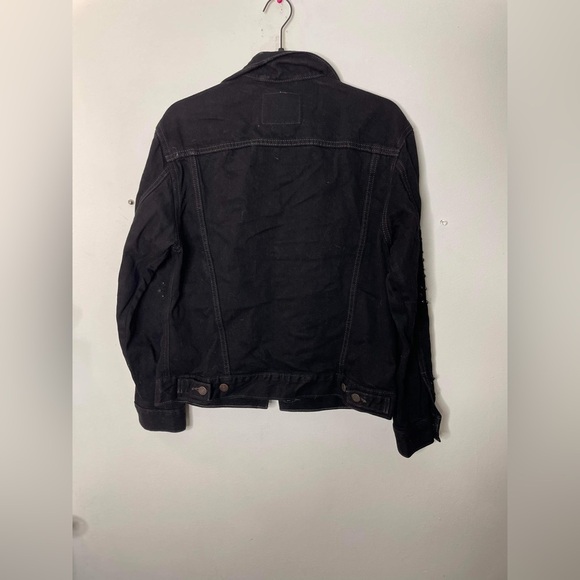 Ex boyfriend studded sleeve trucker jacket NWT - Picture 7 of 10